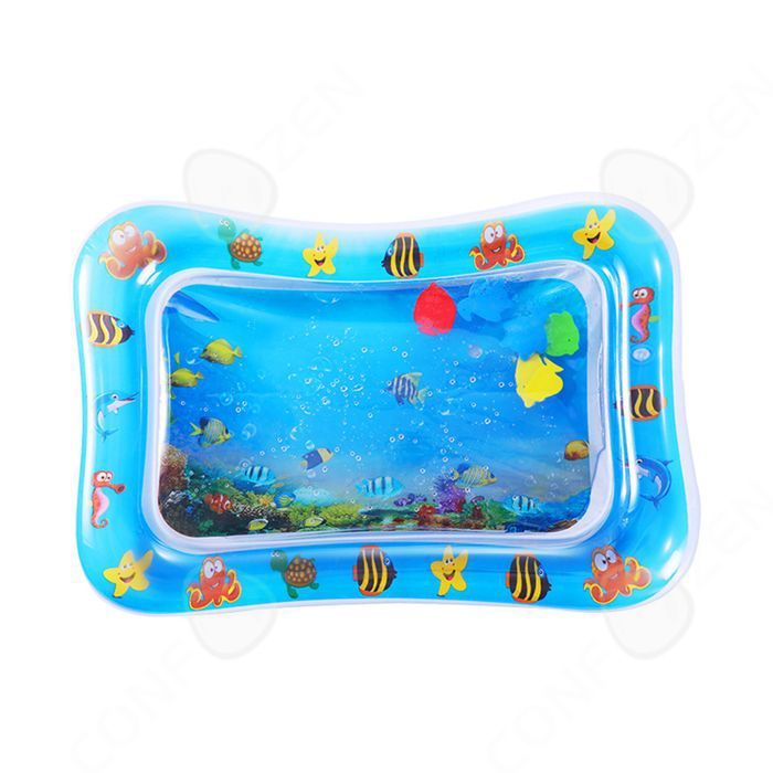 Comparer les prix de C Tapis d'eau pour chat 69x50x8cm tapis de jeu sensoriel aquatique pour chats et chiens tapis de jeu d'eau épais thème du monde