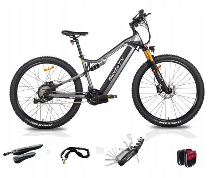 HEDATX TX19 Vélo Électrique - 1000W - Batterie Amovible 48V-19.2Ah - 27 Vitesse SHIMANO - Autonomie: 65 - 90km - Roue 29’