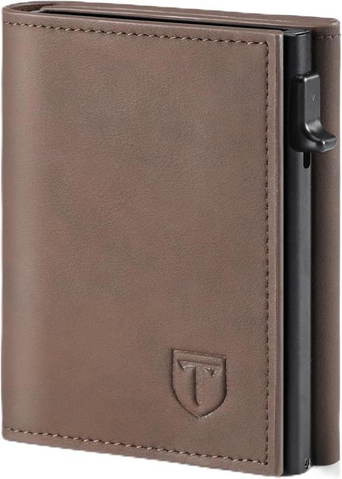 Porte Carte Homme, Portefeuille En Cuir Avec Blocage Rfid, 8 Porte Carte Crédit, Portefeuille