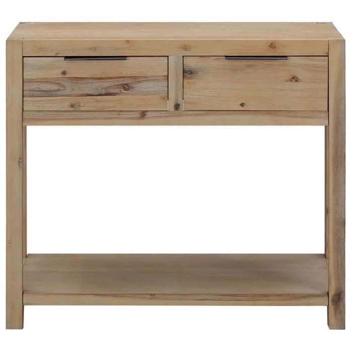 Table dappoint Console Vidaxl 82x33x73 cm Bois dacacia massif T68