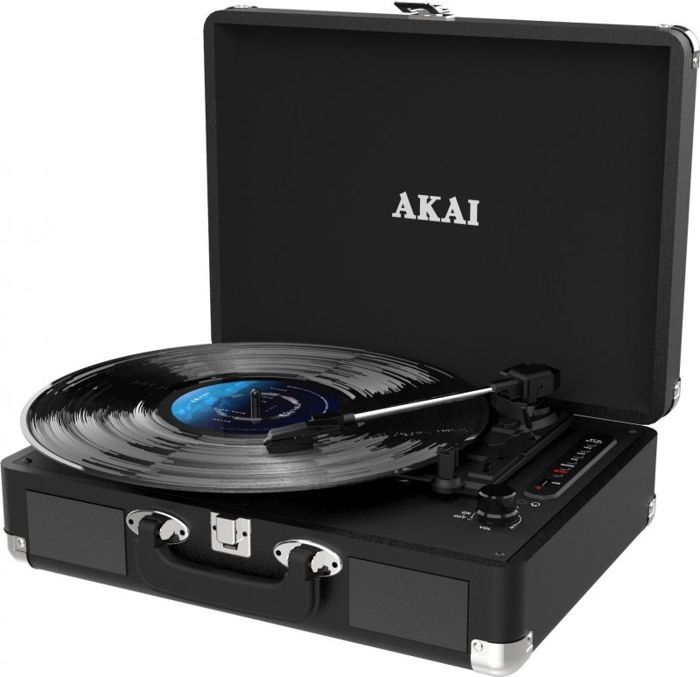 Platine vinyle - Akai - ATT18BT - Noir - Bluetooth - Vintage
