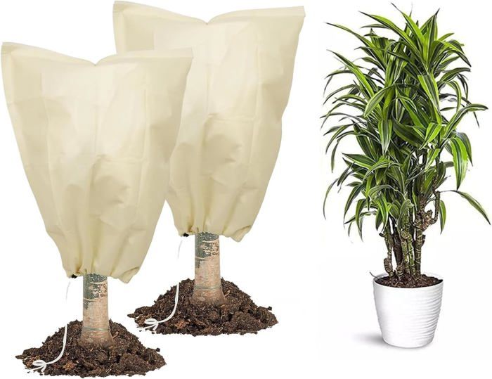 Voile D'hivernage Non Tissé Pour Plantes - 2 X 10 M - Protection Contre Le Gel Et Le Froid
