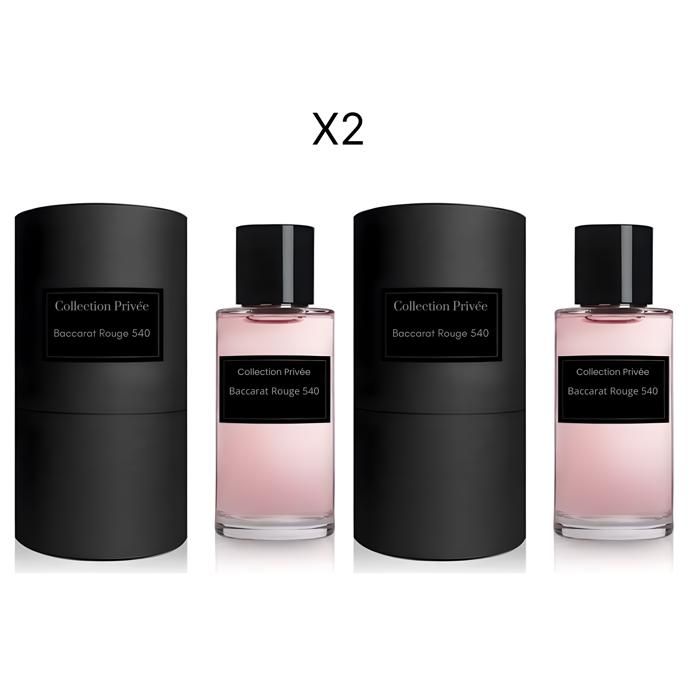 Collection Privée Baccarat Rouge 540 Eau de Parfum Mixte 50ml*2