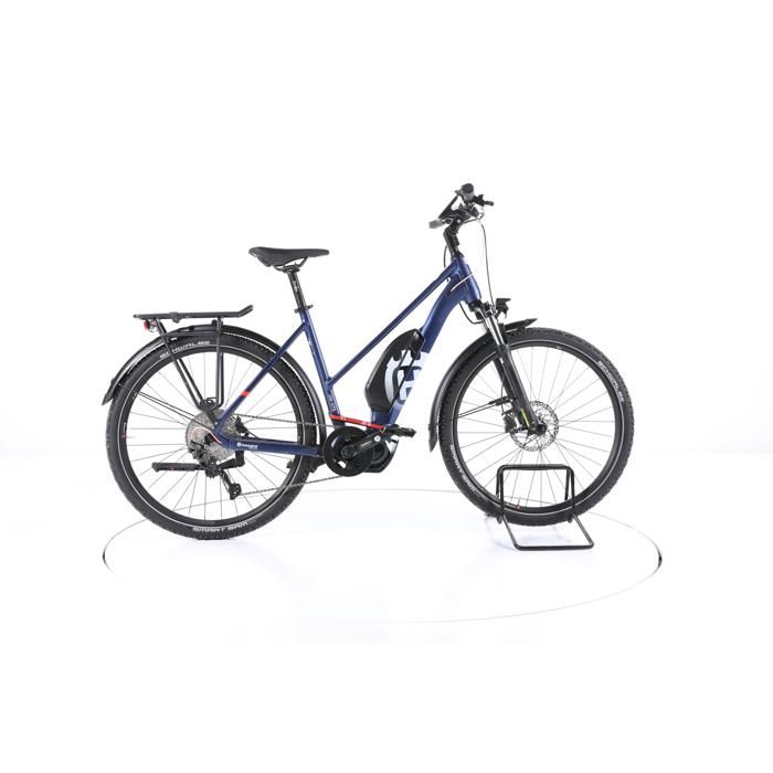 Vélo électrique - Husqvarna E-Bicycles Cross Tourer 3 - bleu - Vélo électrique de trekking - Shimano 630 Wh Reconditionné - Husqvarna E Bicycles
