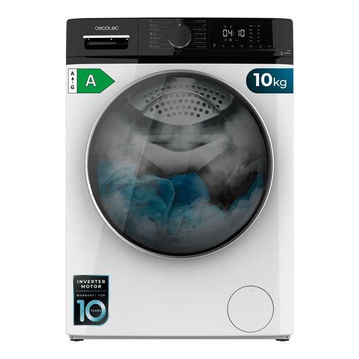 Cecotec Lave-linge à chargement frontal Bolero DressCode 10610 Inverter A - Cecotec