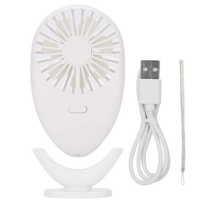 Ventilateur de Poche USB Portable pour Maison et Bureau - Blanc - Jymm