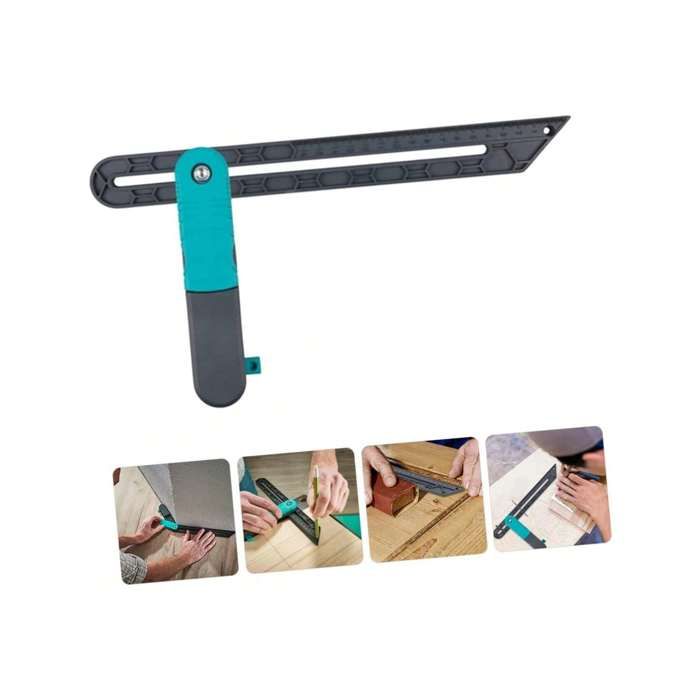 Rapporteur 360° Réglable Pour Perceuse – Outil De Perçage Universel Carrelage, Marbre, Verre – Métal 40 Cm