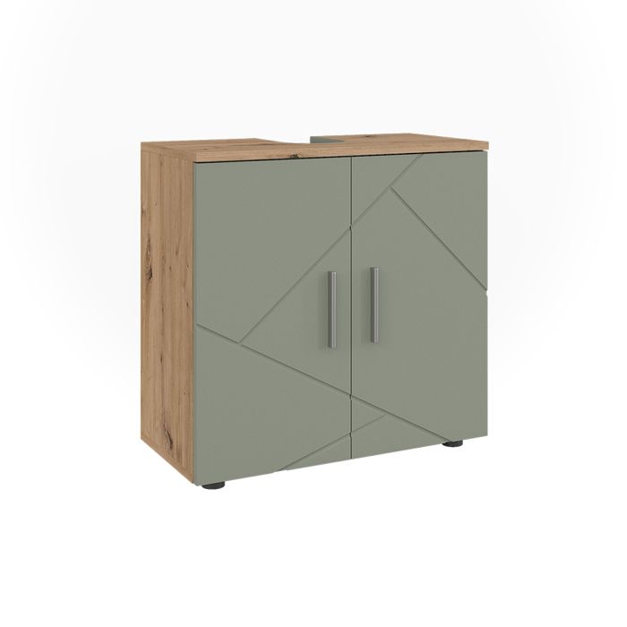 Meuble vasque simple Irma 60x59cm Vert sauge Vicco 59030