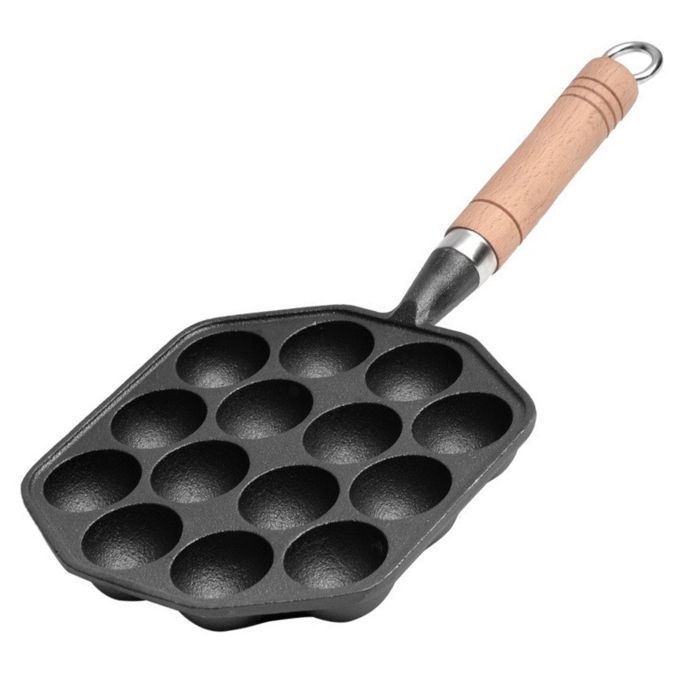 Takoyaki Poêle Grille Pain à Frire 14 Trous 3.6 cm Trou Moules Takoyaki Gril Poêle Taiyaki Pan Aeble ACCESSOIRES FABRICATION MAISON
