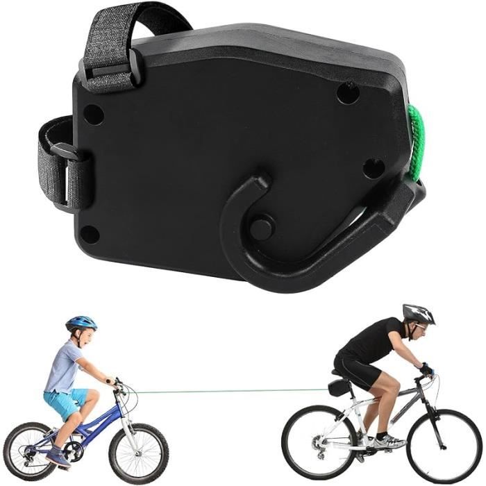 Corde Remorquage Vélo Enfant 3m, Idéal Pour Vélo Enfant (Rouge), Facile