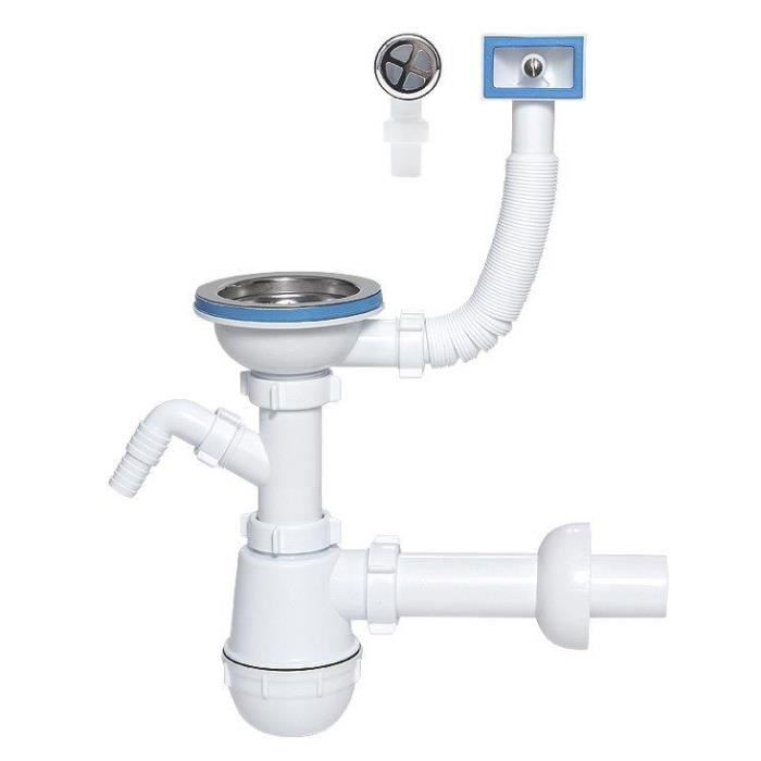 Simple Vidange De La Bouteille D Evier De Cuisine Siphon 115mm Lavage Entree Plat De Machine A Laver Achat Vente Siphon De Lavabo Simple Vidange De La Cdiscount