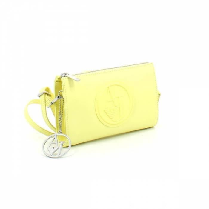 sac armani jaune