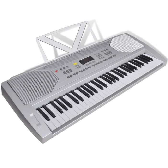 Clavier Piano Electrique Avec 61 Touches Avec Stand Fac Pas Cher Achat Vente Clavier Musical Cdiscount