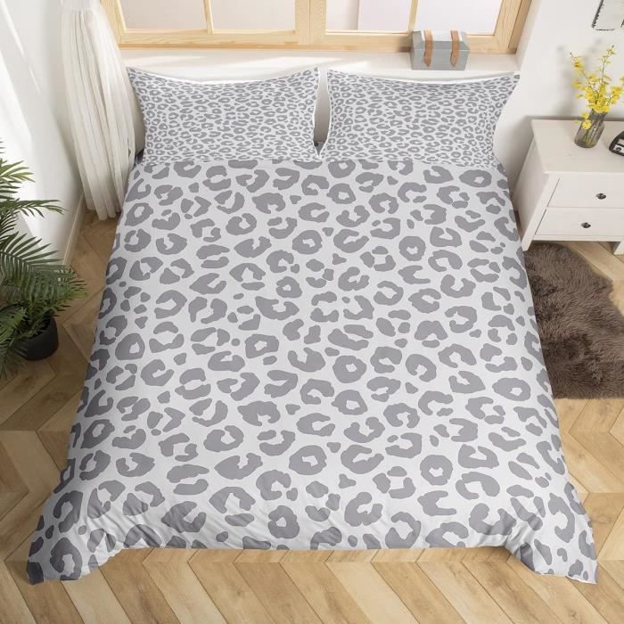 Housse Matelas à Langer ABAKUAUS Imprimé Léopard - 65x48cm - Polyester/élasthanne - Lavable Machine - 4 Sens Stretch