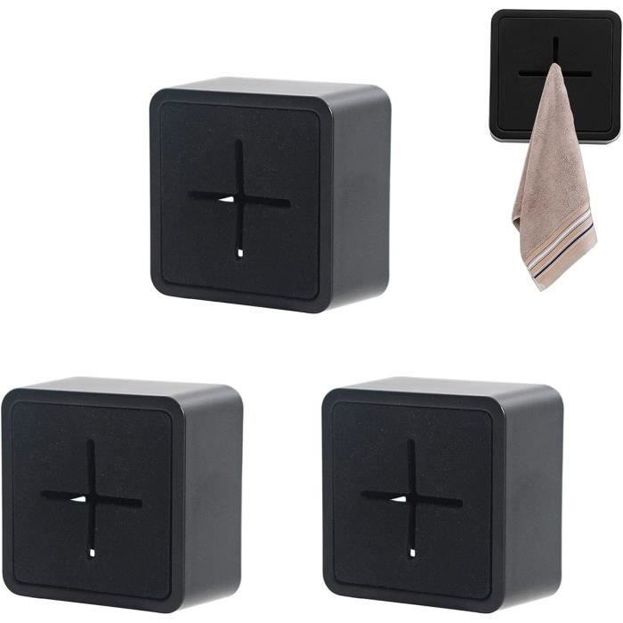 Lot De 40 Pinces Plastiques Auto-Adhésives - Transparent, Noir, Blanc Pour Bureau, Cuisine Et Organisation