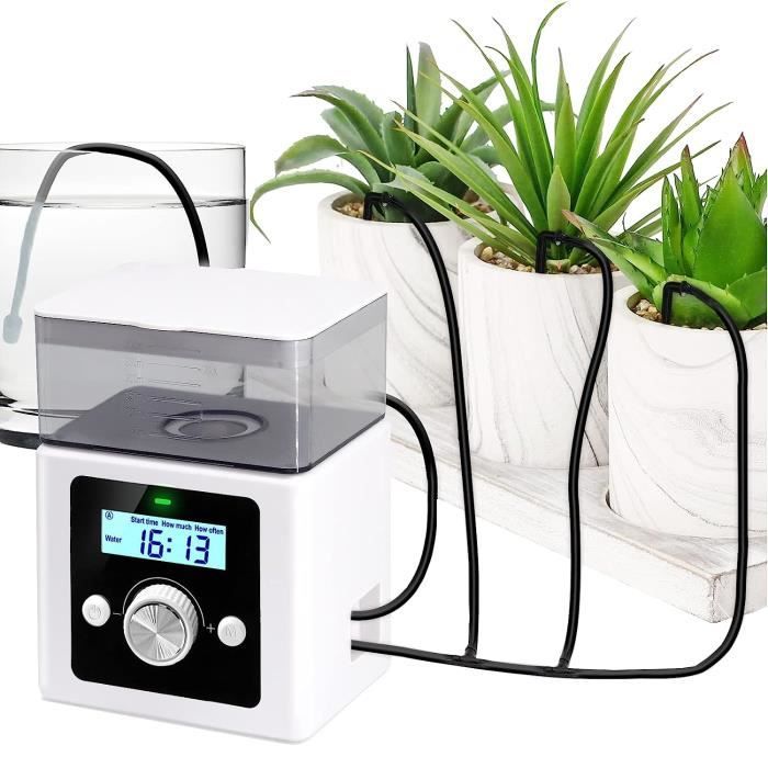 Système Arrosage Automatique Intérieur USB - Kit Goutte à Goutte Pour 15 Plantes - Programmable Jusqu'à 30 Jours