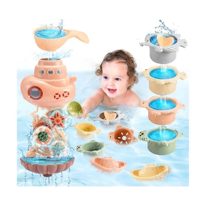 Jouet Bain Bébé - Jeux de Bain pour Enfant 1 2 3 4 5 Ans avec Animaux Jouets  Ventouse Jouet pour Filles Garçons. - Cdiscount Au quotidien