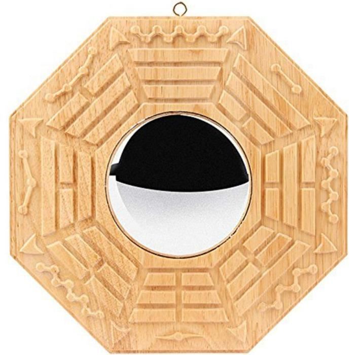 Miroir Bagua concave - Pierres de Lumiere Miroir Bagua concave - Pierres de Lumiere