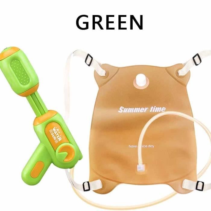 CHEVVY Pistolet à Eau Sac à Dos 1600 Ml – Motif Dinosaure – Portée 6-10 M – Bretelles Réglables – Idéal Été, Plage, Piscine