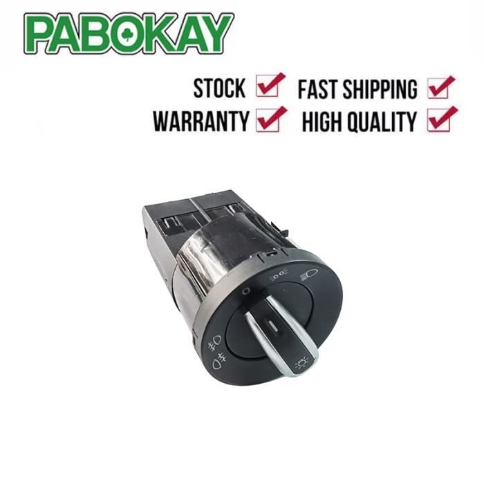 Interrupteur Capteur Phare Automatique Chromé Golf MK4 Passat B5 Octavia - Référence 1C0941531