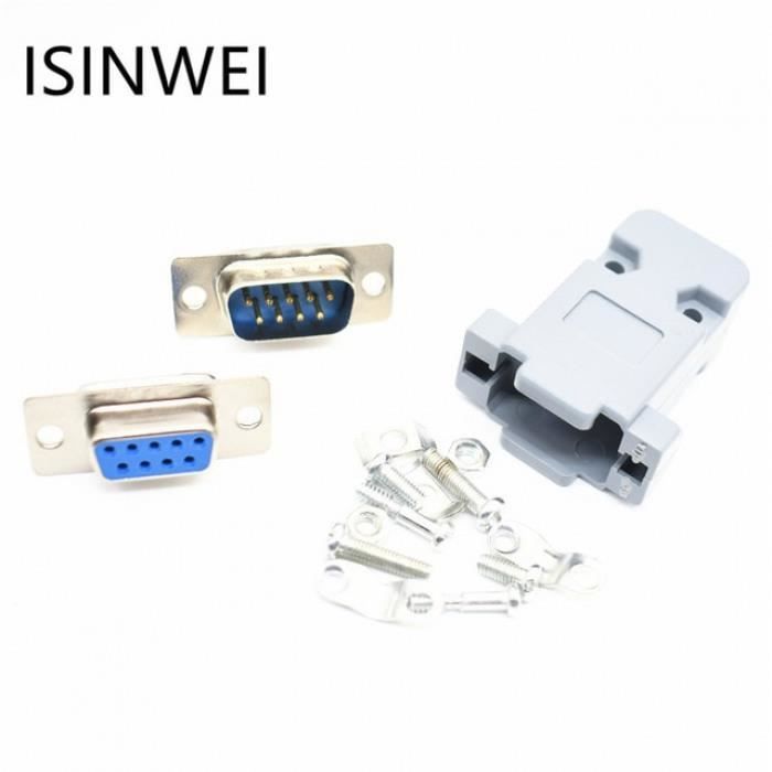 Rs232 Port Serie Connecteurs Db9 Femelle Male Prise Shell En Plastique Plug Connecteur 9pin Com Adaptateur 93 86 Achat Vente Phares Optiques Rs232 Port Serie Connecteurs Cdiscount