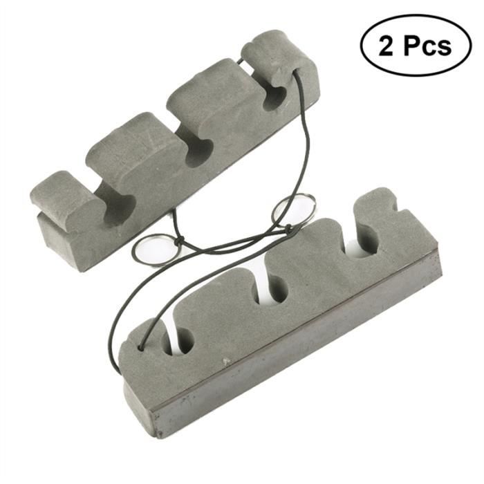 2pcs Peche Verticale 6 Rod Porte Canne A Peche Support Mural