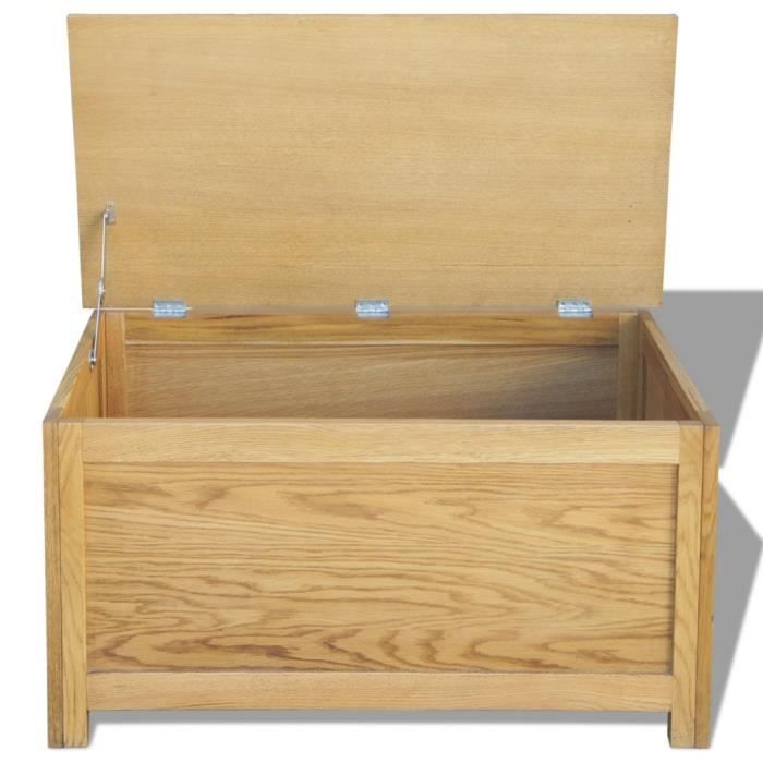 Coffres De Rangement Coffre De Rangement Chene 90 X 45 X 45 Cm Achat Vente Coffres De Rangement Coffre Cdiscount