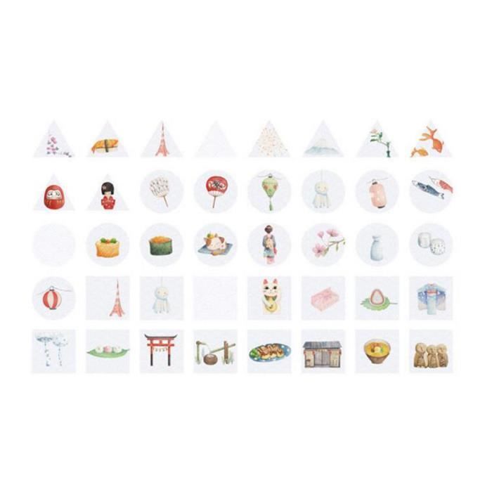 Autocollants De Papier De Style Japonais Pour Des Anniversaires Achat Vente Faire Part Invitation Autocollants De Papier De Cdiscount