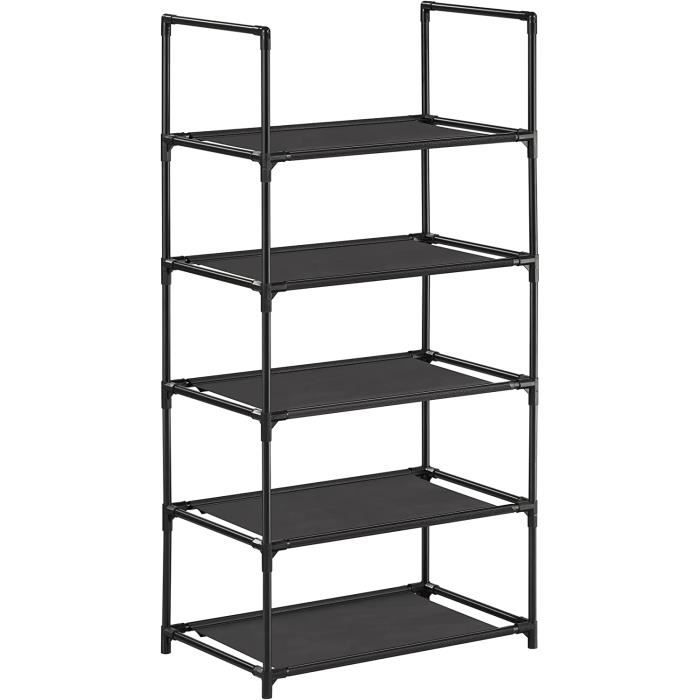 Étagère Métallique Lourde 3 Niveaux - Dimensions 90x100x60 Cm, Capacité 175 Kg Par Niveau, Couleur Anthracite