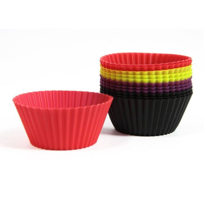 SUNNYCLUE 1 boîte de 12 moules à Pétales de Fleurs de 6 styles Moules en Silicone pour Pétales de Roses Feuilles Bonbons Sucre Gâteau Chocolat Fondant Outil pour Décoration de Biscuits Pâte