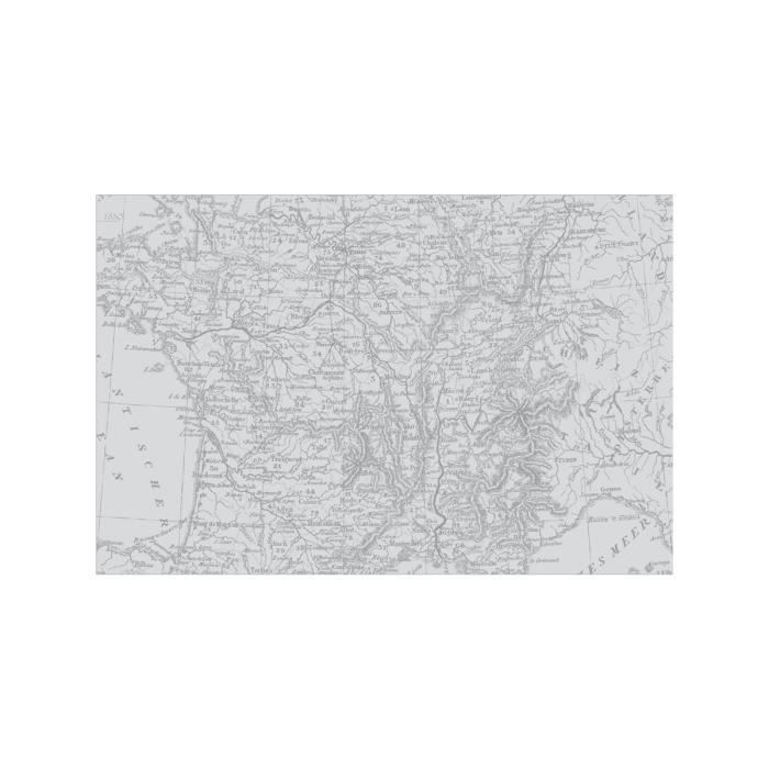 Papier Peint Triple Carte De France Geoart Gris Achat Vente Papier Peint Papier Peint Triple Carte D Cdiscount