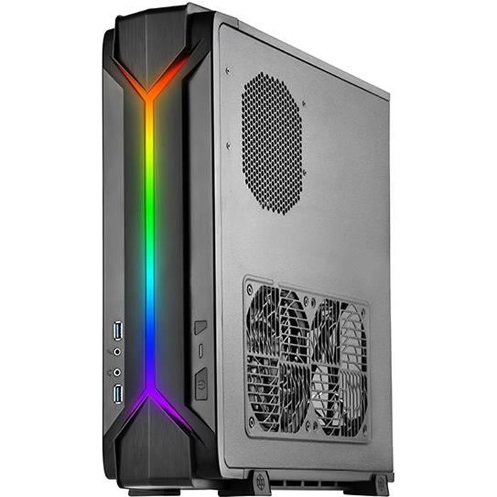 SilverStone SST RVZ03B ARGB Raven HTPC SST RVZ03B ARGB Profile bas Slimline Boîtier moyen tour RGB - vue 5