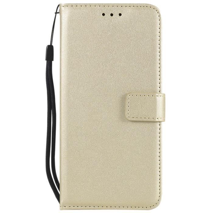 Étui Portefeuille En Cuir Kalibri Pour Blackberry KEY2 LE - Neuf