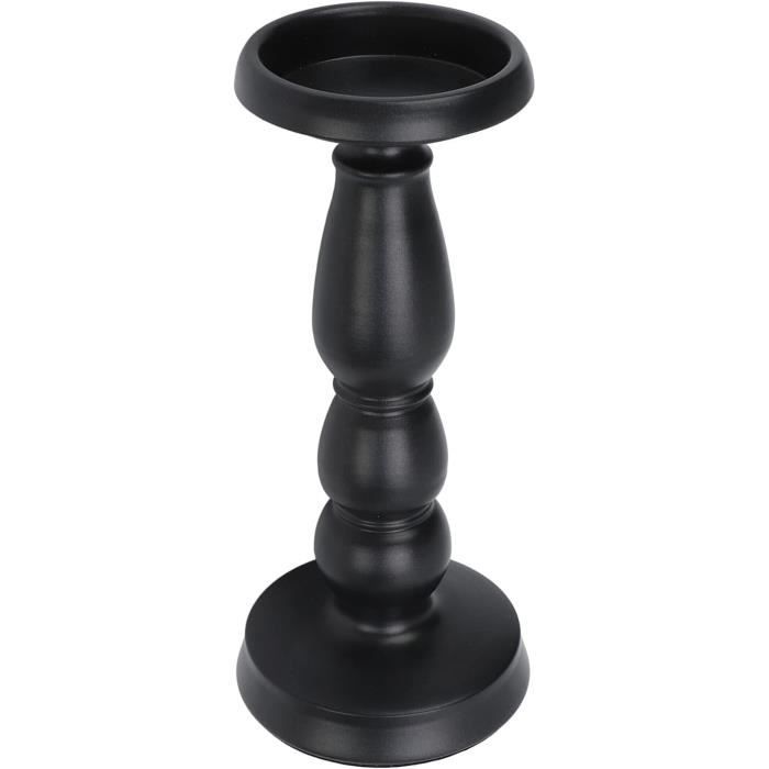 GetDigital Bougeoir Sabre Laser - Décoration Sci-Fi Originale Pour Ambiance Épique - Noir Et Argenté 24,5 Cm