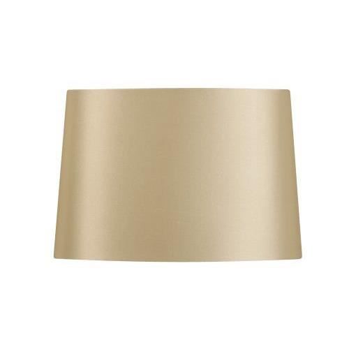 Oaks Lighting Abat-jour tambour en coton Beige 50 cm
