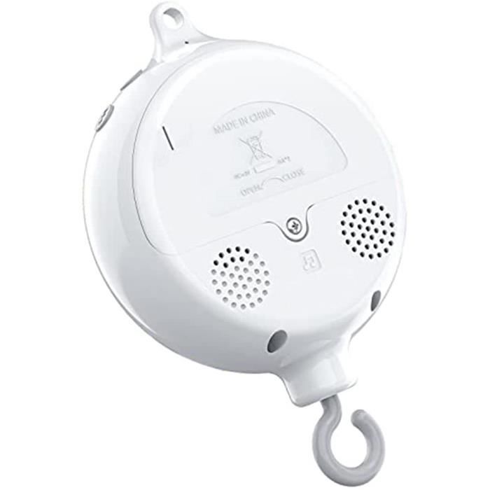 Berceau Mobile Moteur BéBé BoîTe à Musique Spinner avec 3 Modes Volume RéGlable 35 Berceuses .