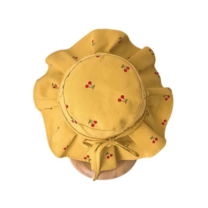 21 Ete Enfants Chapeau Pour Bebe Fille Casquette Princesse Enfants Seau Chapeau Imprimer Large Bord Voyage Bebe S Model Esg356 Cdiscount Pret A Porter