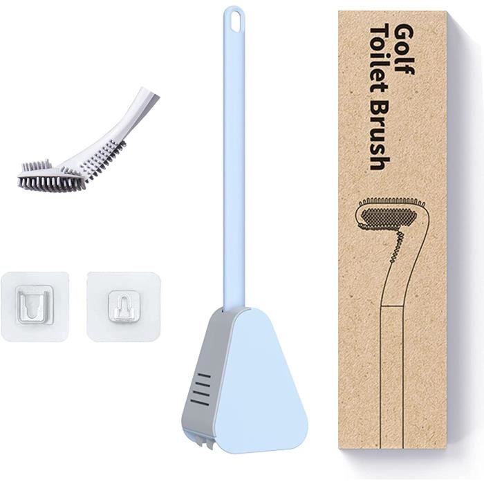 Lot 4 Brosses Nettoyage Salle De Bain - Brosse WC Silicone, Sous-Bord, Joints & Fentes
