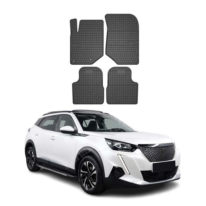 J&J AUTOMOTIVE Tapis De Sol Velours Noir Sur Mesure Pour Opel Mokka & Mokka X 2012-2020 - Antidérapants Et Renforcés