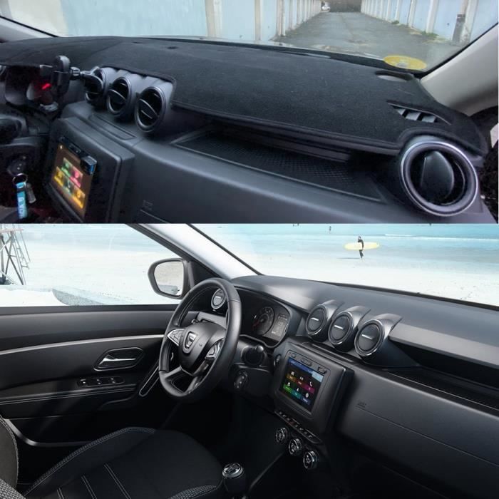 Tapis voiture,Couverture de tableau de bord de voiture,tapis de protection pour RENAULT DUSTER DACIA - Type Dacia Duster Left