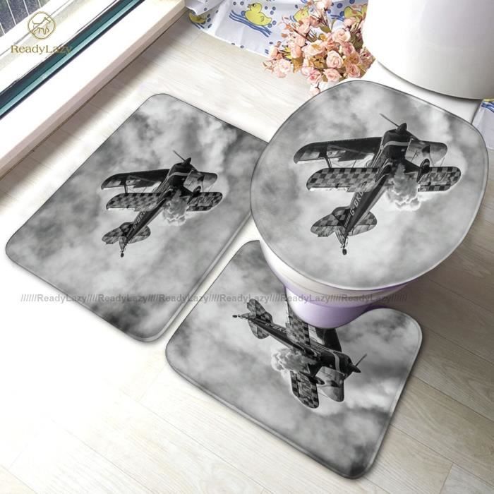 Tapis De Bain Tapis De Bain Sans Peur Lavable 3 Pieces Pour Porte Ensemble De Salle De Bain Type 1 400mmx600mm Cdiscount Puericulture Eveil Bebe