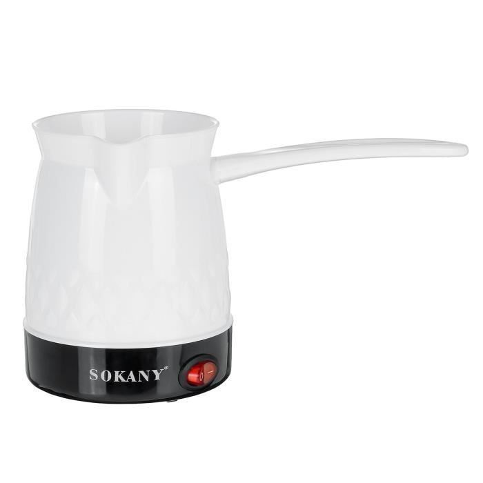 Cafetière électrique Pour Café Turc/Grec/Arabe 600W - Capacité 1 à 4 Tasses, Arrêt Automatique, Prise EU