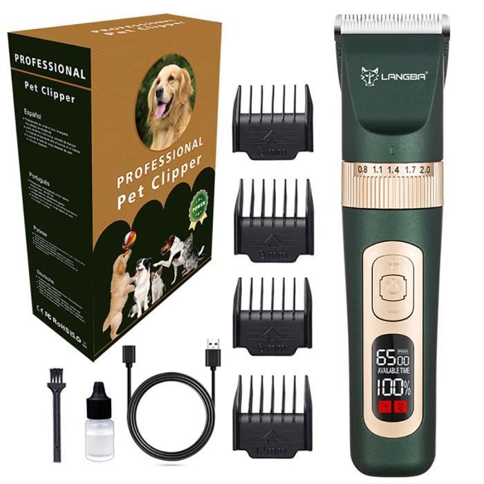 Tondeuse électrique pour chien | Chargeur USB, pou... – Grandado
