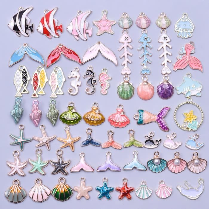 26 Breloques Insectes En émail Coloré Avec 2 Trous - Pour Bijoux DIY, Colliers, Bracelets, Porte-clés