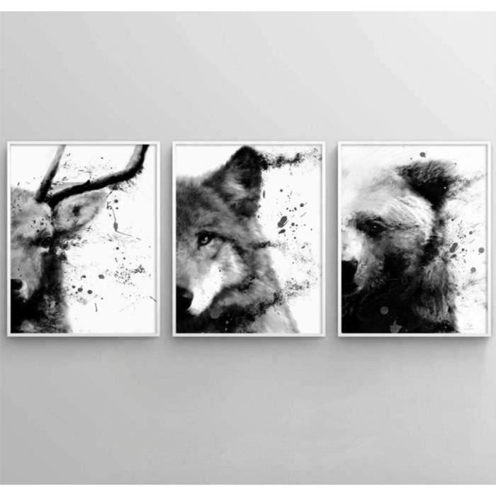 Remorlet Attrape-rêves Loup, Aigle, Ours, Décoration Murale