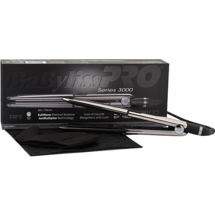 Lisseur Babyliss PRO ELIPSIS3100 5 niveaux de température Cordon rotatif 270 Eco responsable