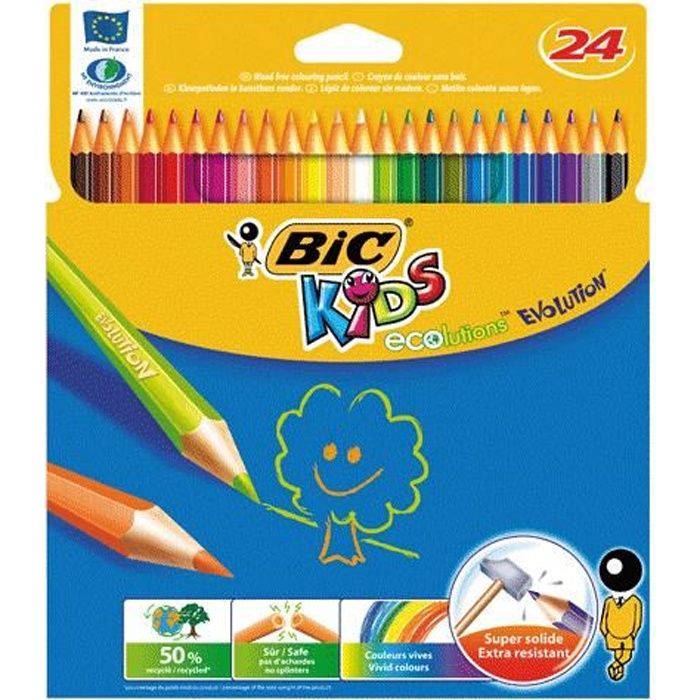 Crayons de couleur Bic