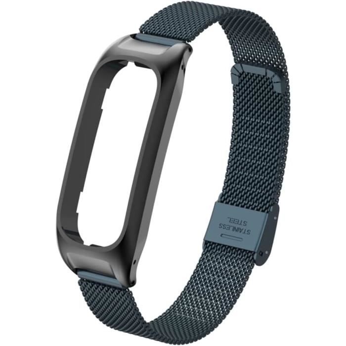 BDIG Bracelet Acier Inoxydable Compatible Xiaomi Mi Band 5/6/4/3 - Remplacement Élégant