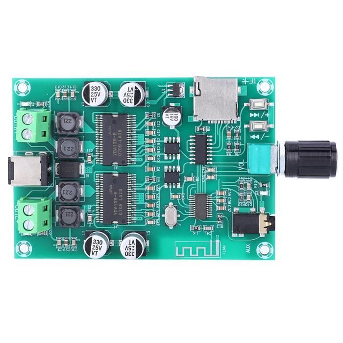 Carte Amplificateur Numérique 100W - Module D'ampli Basse TPA3116D2, Pour Caisson De Basses DIY, Alimentation 12-24V