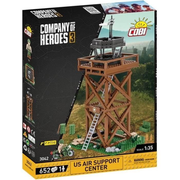 Jeu de construction - COBI - 3042 - US Air Support Center - Plastique - À monter soi-même